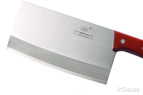 不銹鋼刀具（菜刀）采用激光打標機